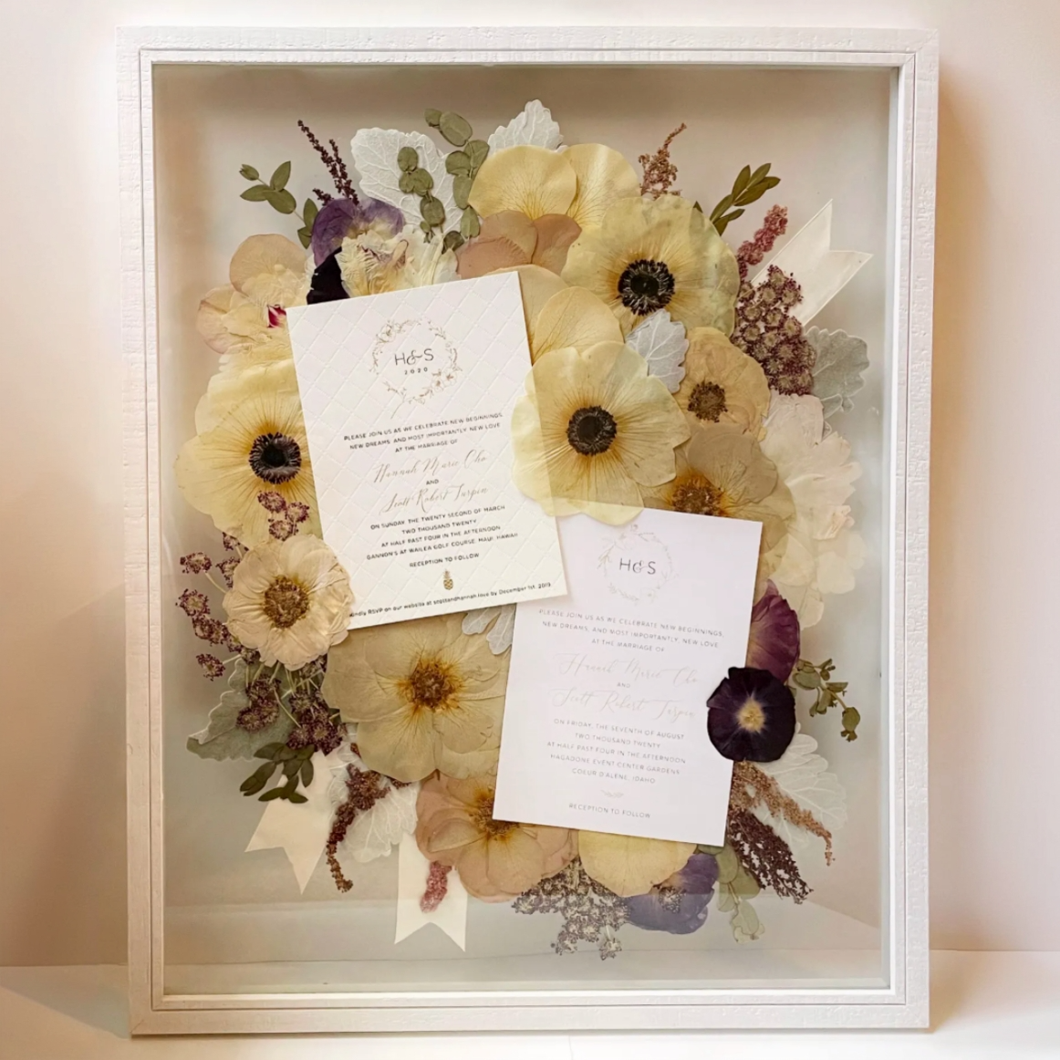 A2 Wedding Vows / Invitations / Photographs